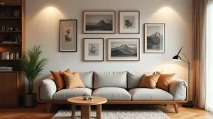 Co na ścianę w salonie