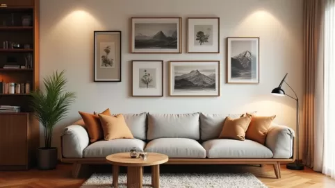 Co na ścianę w salonie