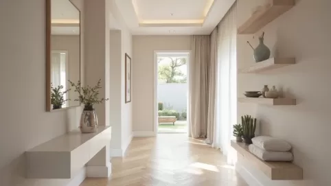 długi przedpokój inspiracje