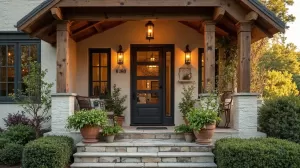 Ganek przed domem inspiracje