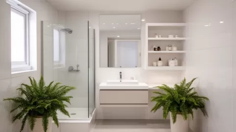 inspiracje małych łazienek