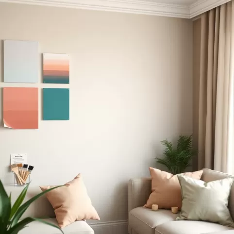 jak pomalować salon  inspiracje