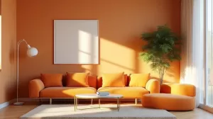 Jak pomalować salon na dwa kolory