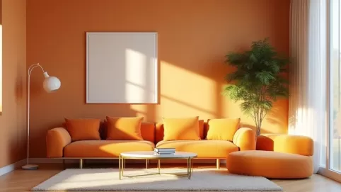 Jak pomalować salon na dwa kolory