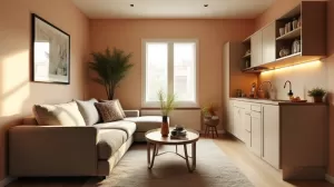 Jaka farba do salonu z aneksem