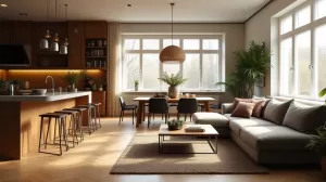 Jaka wielkość salonu z jadalnią