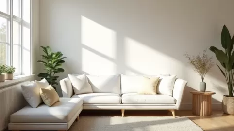 Jaki kolor do białych mebli w salonie