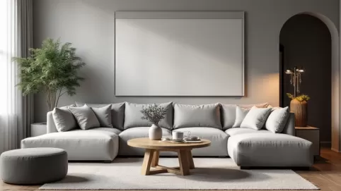 Jaki kolor pasuje do szarego w salonie