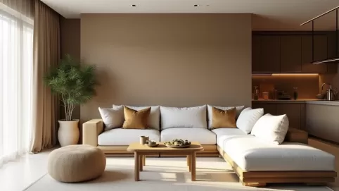 Jaki kolor ścian do salonu z kuchnią