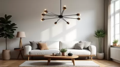 Jaki żyrandol do salonu w stylu skandynawskim