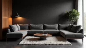 Jakie meble do ciemnej podłogi w salonie