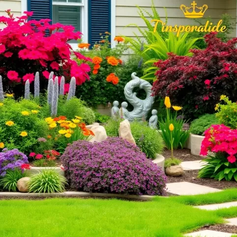 Mały ogród przed domem inspiracje