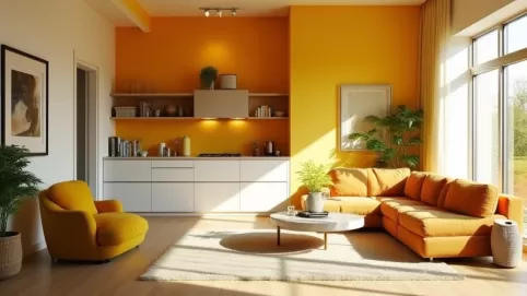 Na jaki kolor pomalować salon z aneksem