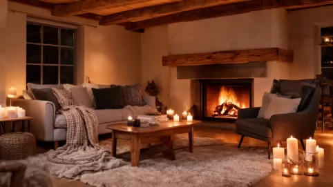salon z kominkiem inspiracje