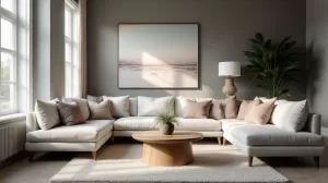 Szare ściany w salonie jakie dodatki